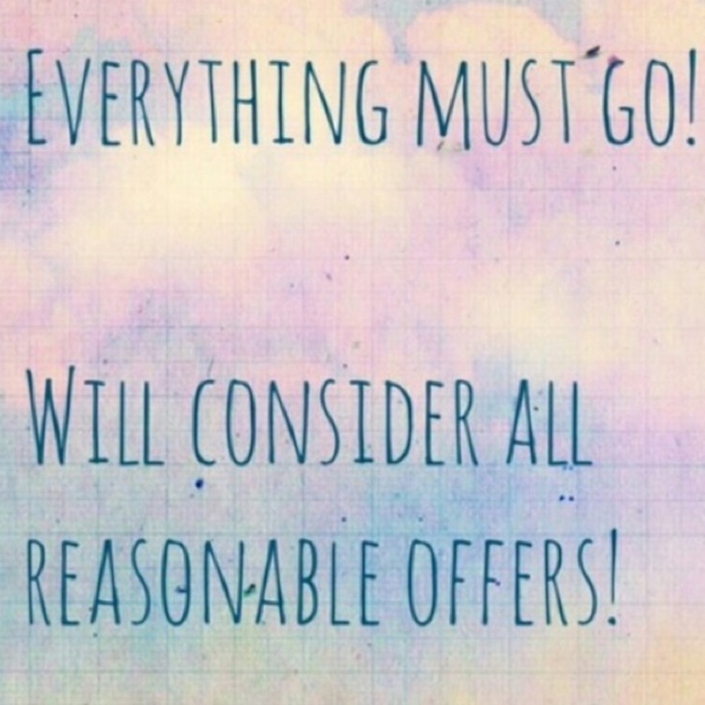 Closet clear out! Everything needs to go!!